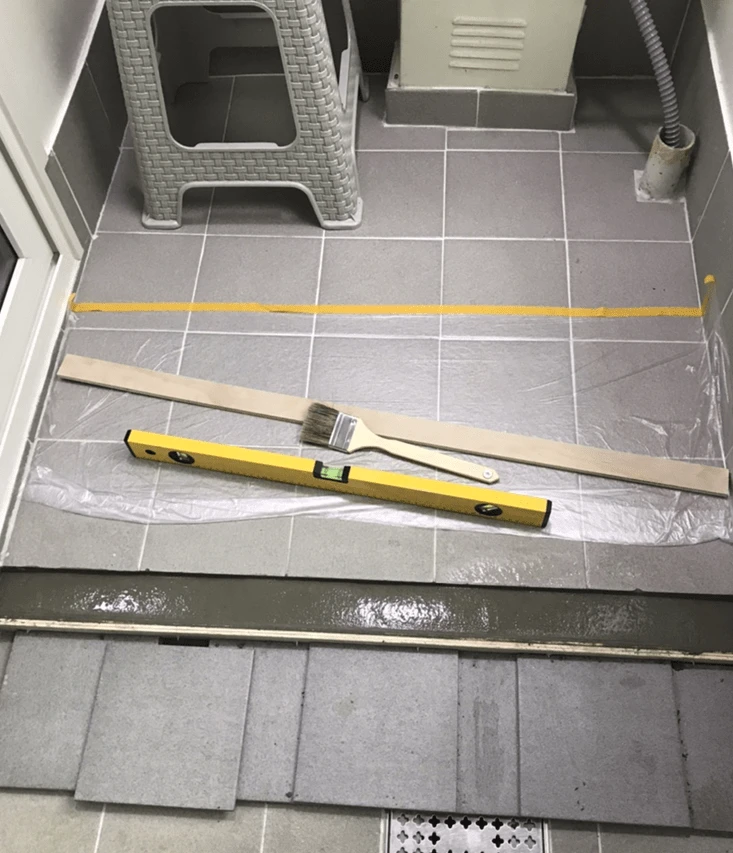 베란다 세탁기 턱 확장하기 1일차