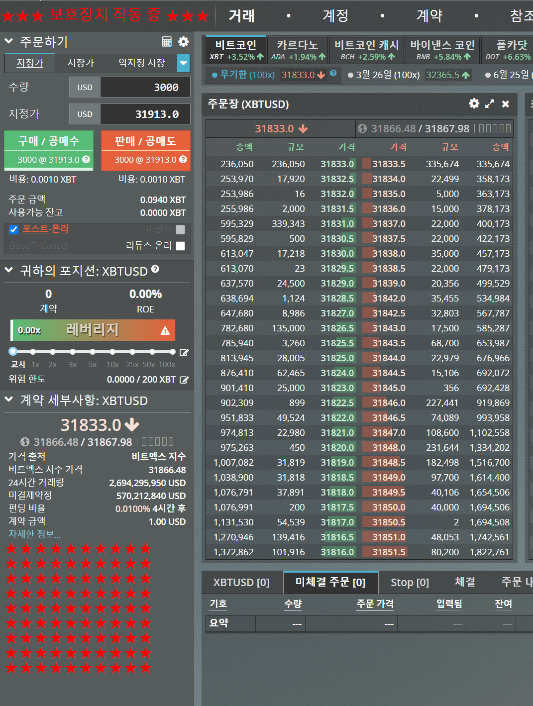 비트맥스에서 바이낸스로 마진거래 거래소 이동...